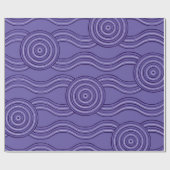 アボリジナルアートメラルーカ ラッピングペーパー (フラット)