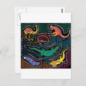 アボリジナルスタイル ポストカード (正面/裏面)