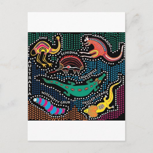 アボリジナルスタイル ポストカード (正面)