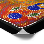 アボリジナルズキャンプバイウォーターホール ポスター (角)