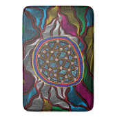 アボリジナルデザイン-15バスマット バスマット (正面縦)