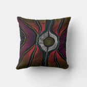 アボリジナルデザイン-2装飾用クッション クッション (裏面)