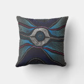 アボリジナルデザイン-3装飾用クッション クッション (裏面)