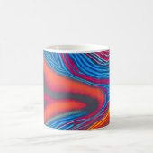 アボリジナル抽象芸術アートVol.03 コーヒーマグカップ (中央)