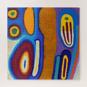 アボリジナル抽象芸術アートVol.04 ジグソーパズル (横)