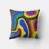 アボリジナル抽象芸術アートVol.08 クッション (裏面)