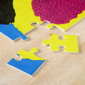 アボリジナル抽象芸術アートVol.11 ジグソーパズル (側面)