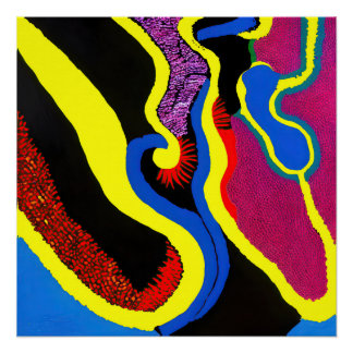 アボリジナル抽象芸術アートVol.11 ポスター