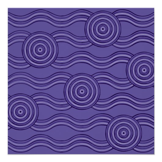 アボリジナル・アート・メラルウカ ポスター (正面)