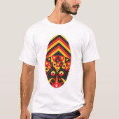 アボリジナル トライバル マスク Tシャツ (正面)