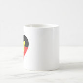 アボリジナル・バタフライ国旗 コーヒーマグカップ (中央)