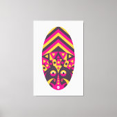 アボリジナル・マスク キャンバスプリント (正面)