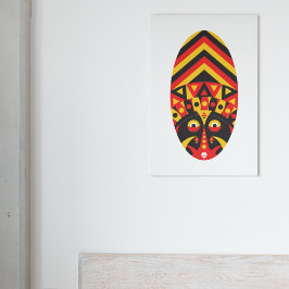 アボリジナル・マスク メタルプリント