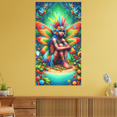 アボリジニの妖精 キャンバスプリント (インサイチュ (リビング))