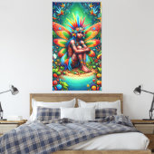 アボリジニの妖精 キャンバスプリント (インサイチュ (寝室))