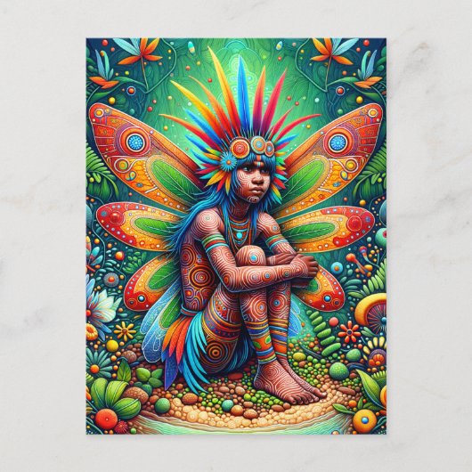 アボリジニの妖精 ポストカード (正面)
