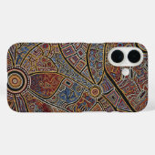 アボリジニアート Case-Mate iPhoneケース (裏面 (横))