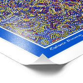 アボリジニインスパイアアのドットデザインby Gina フォトプリント (角)