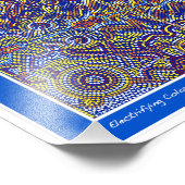 アボリジニインスパイアアのドットデザインby Gina フォトプリント (角)