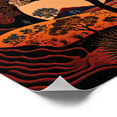 アボリジニインスパイアア・ランドスケープ ポスター (角)