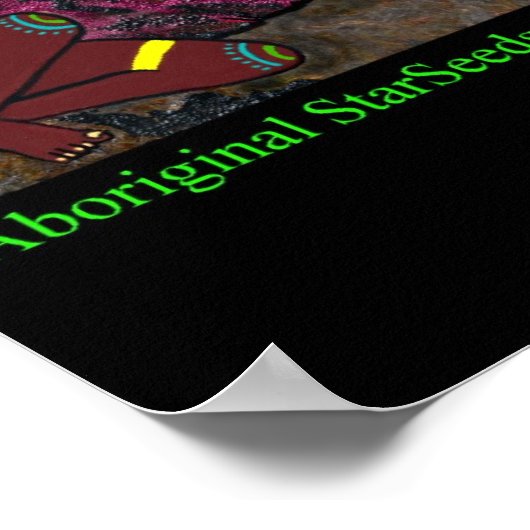 アボリジニ星種 ポスター (角)