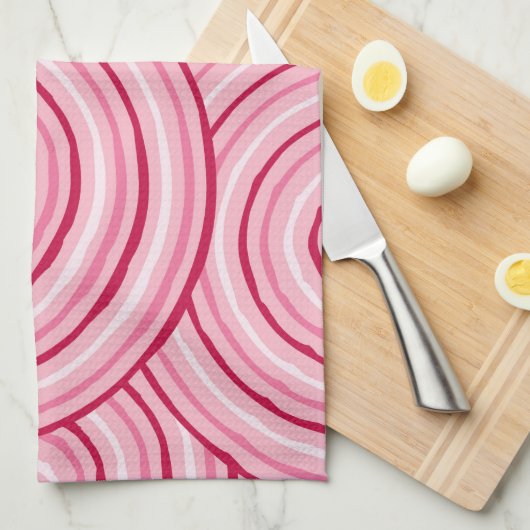 アボリジニ絵画ウム キッチンタオル (四つ折り)