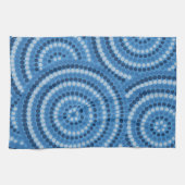 アボリジニ絵画ウム キッチンタオル (横)