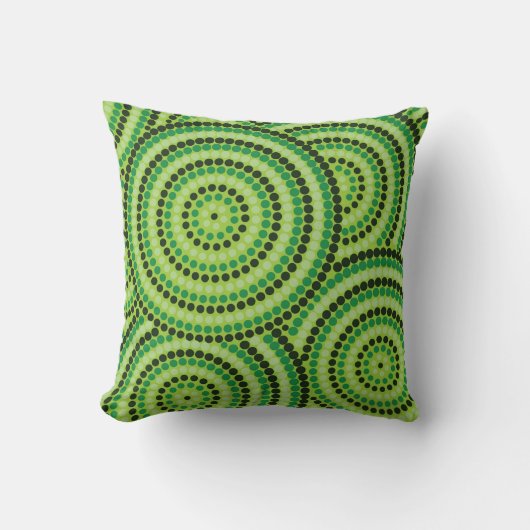 アボリジニ絵画ウム クッション (正面)