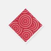 アボリジニ絵画ウム スタンダードカクテルナプキン (角)
