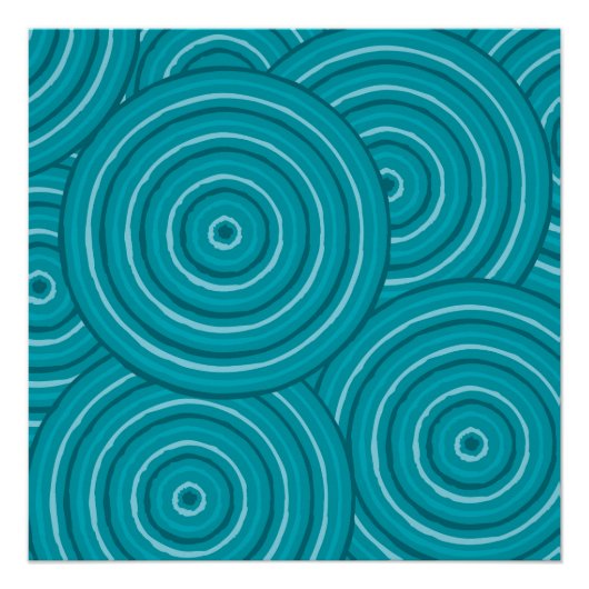 アボリジニ絵画ウム ポスター (正面)