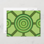 アボリジニ絵画ウム ポストカード (正面/裏面)