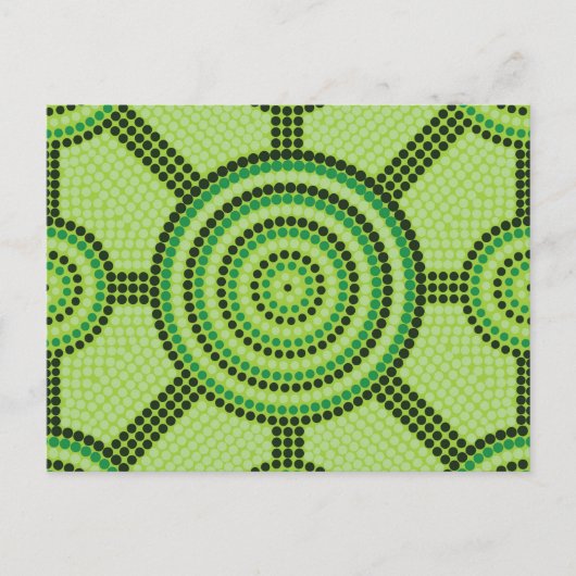 アボリジニ絵画ウム ポストカード (正面)