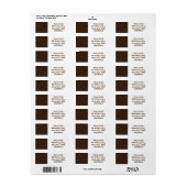 アボリジニ絵画ウム ラベル (フルシート)