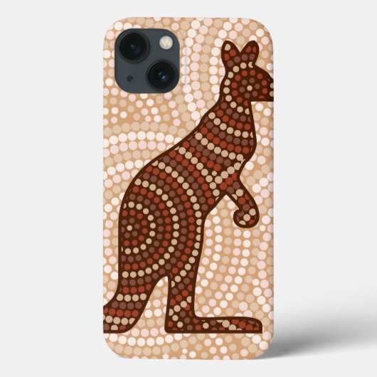 アボリジニ絵画ウム Case-Mate iPhoneケース (裏面)