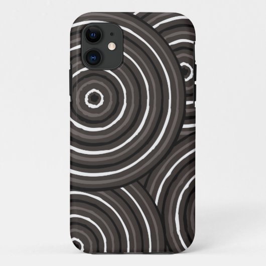 アボリジニ絵画ウム Case-Mate iPhoneケース (裏面)