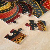 アボリジネドットアートスタイル ジグソーパズル (側面)