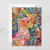 アボリジンドットアートスタイル ポストカード (正面/裏面)