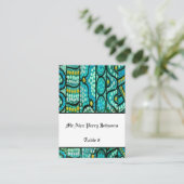 アボリジ結婚ュアルのテーブルが青い旅を迎える プレイスカード (スタンド正面)