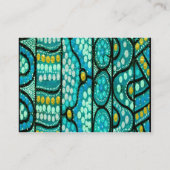 アボリジ結婚ュアルのテーブルが青い旅を迎える プレイスカード (裏面)