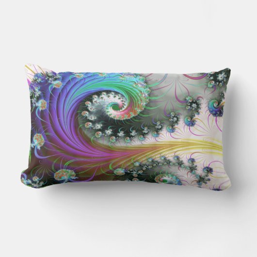 アボリックレインボー ランバークッション (正面)
