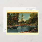 アボンデールパーク、バーミンガム、アラバマヴィンテージ ポストカード (正面/裏面)