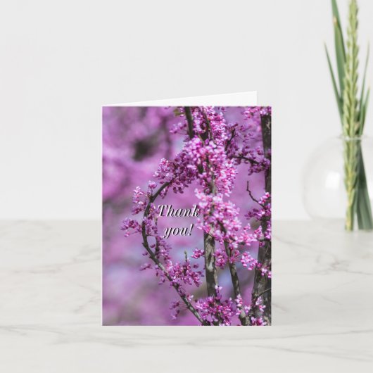 アボンデールレッドブドアートサンキューカード サンキューカード (正面)