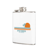 アボンビーチノースカロライナ州サンパームツリーズ フラスク (左)