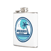 アボンビーチノースカロライナ椰子の木鳥 フラスク (左)