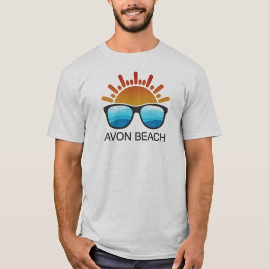 アボンビーチ ノースカロライナ サングラス Tシャツ (正面)