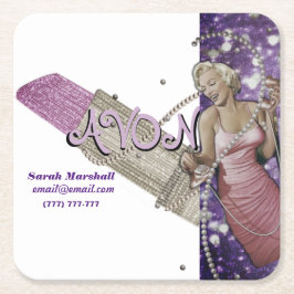 アボン代表 スクエアペーパーコースター