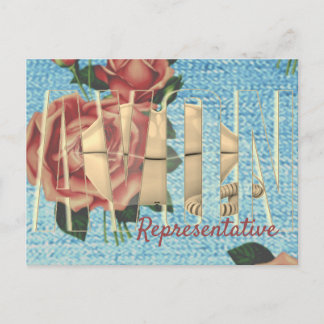 アボン代表 ポストカード