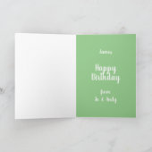 アボ素晴らし誕生日アおもしろいボカドフードパン シーズンカード (内部)