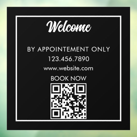 アポイントメントのみのビジネスカスタム店舗別 ウィンドウサイン (シート3)