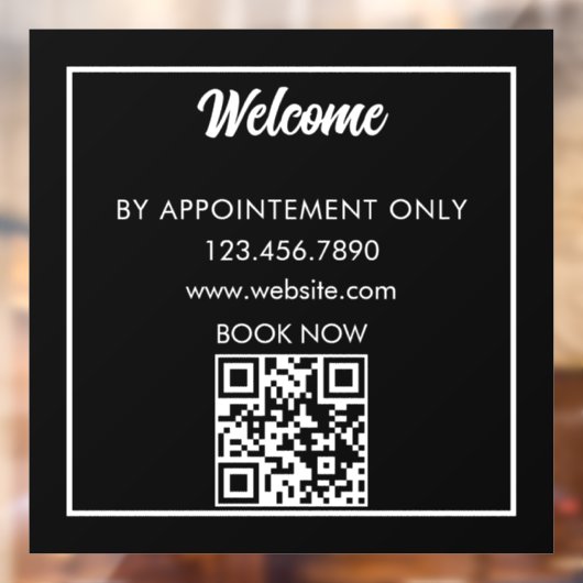 アポイントメントのみのビジネスカスタム店舗別 ウィンドウサイン (シート2)